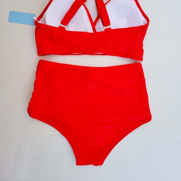 Yonique Bikini Swimsuits High Waisted Swimwear Tummy Control Large - Picture 9 of 9